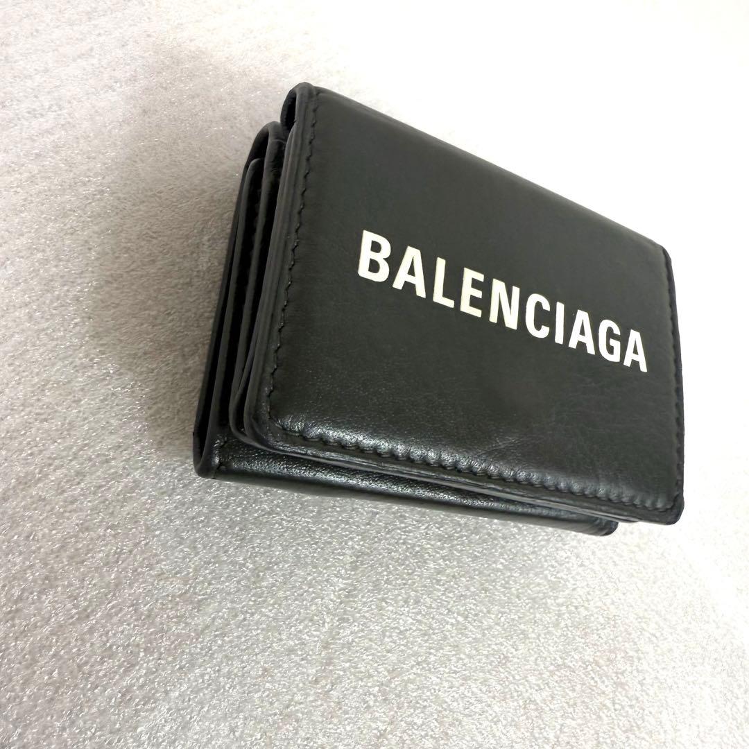 ryo★☆  バレンシアガ 三つ折り財布　エブリデイ　 グレー　レディース