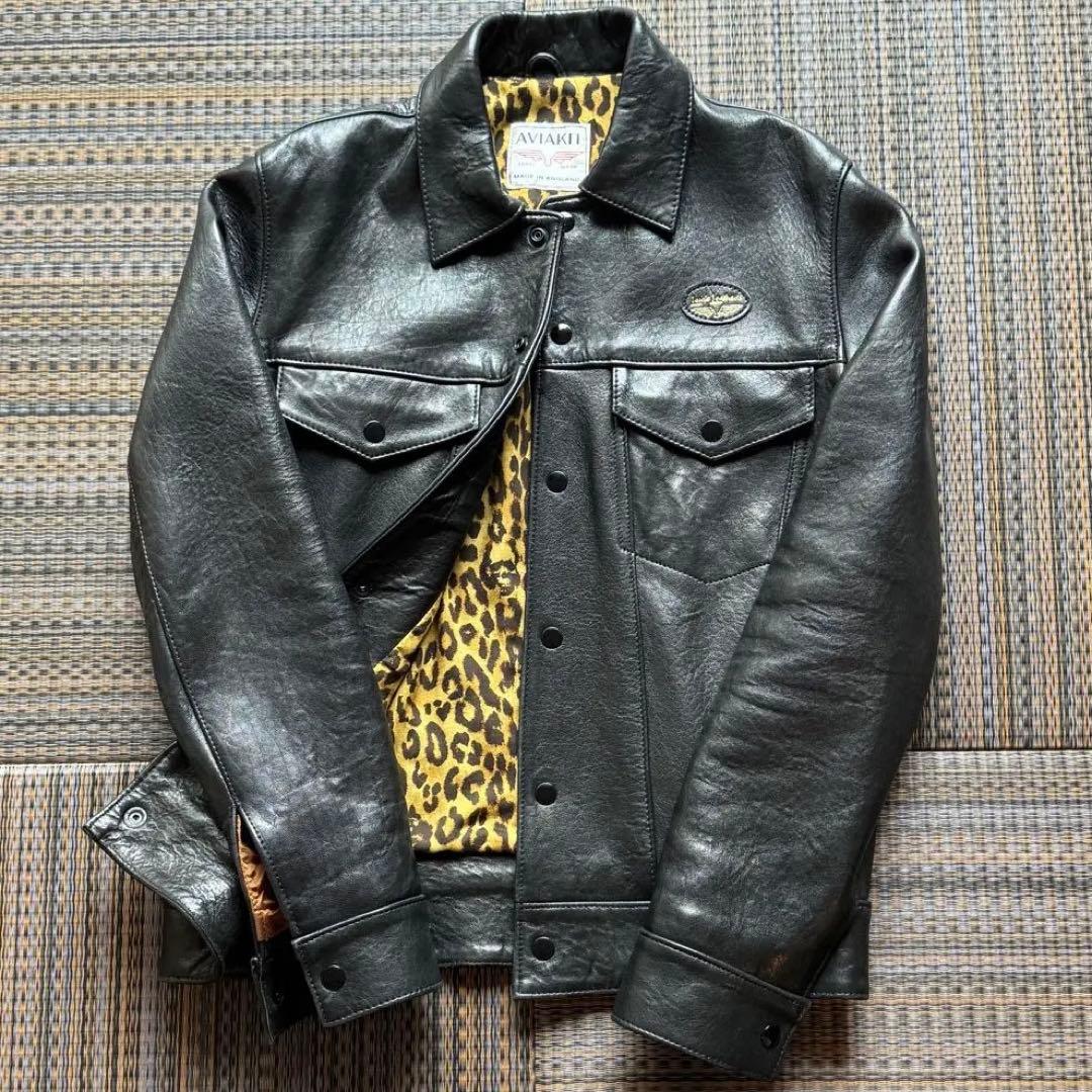 超美品　ルイスレザー　× ヒステリックグラマー　ウエスタンジャケット