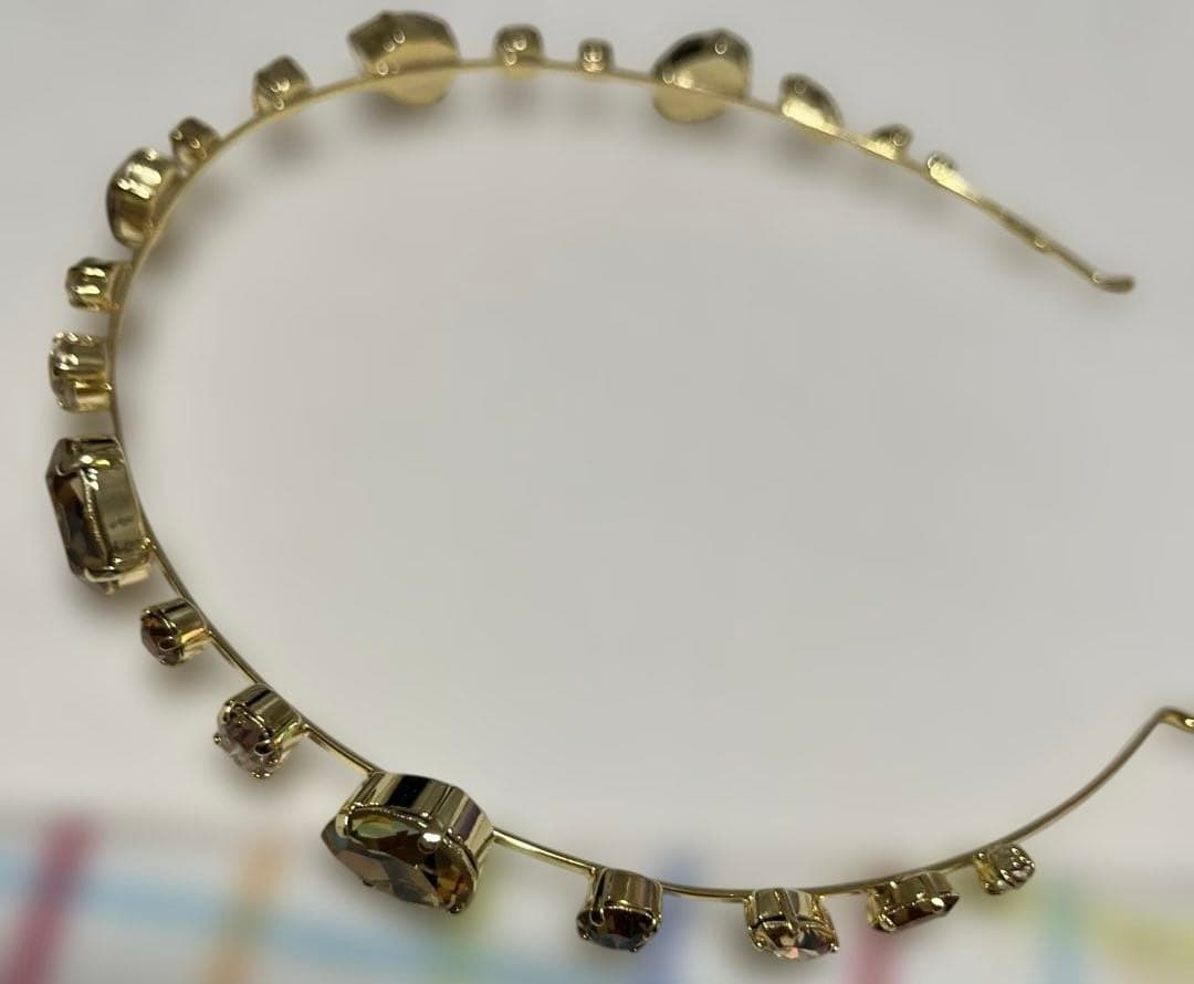 ザヘアバートウキョウTHE HAIR BAR TOKYO大粒ビジューカチューシャ