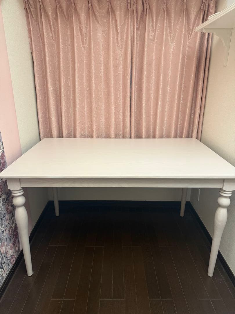 美品　Francfranc／フランフラン　ダイニングテーブル　アルパ　ホワイト