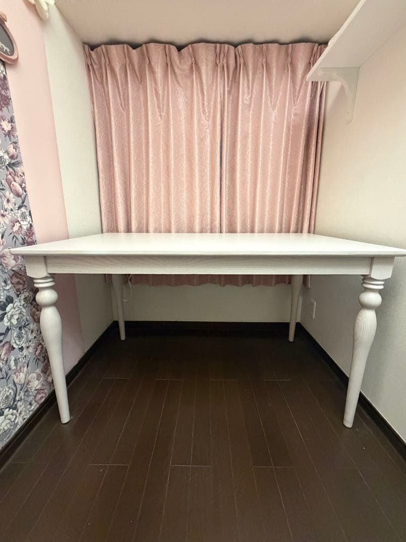 美品　Francfranc／フランフラン　ダイニングテーブル　アルパ　ホワイト