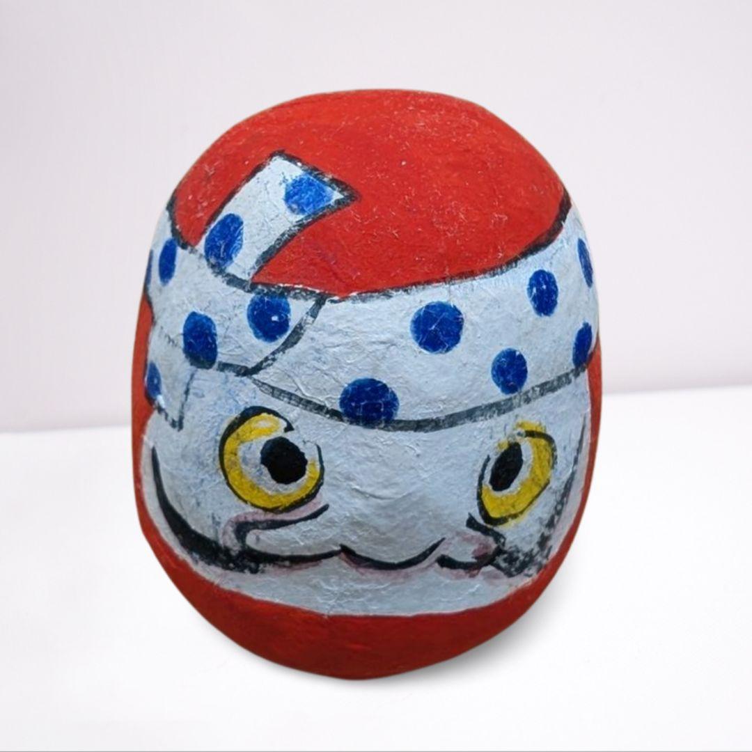 【近江だるま】滋賀の郷土民芸 3体揃い｜素朴顔・昭和民藝・希少セット