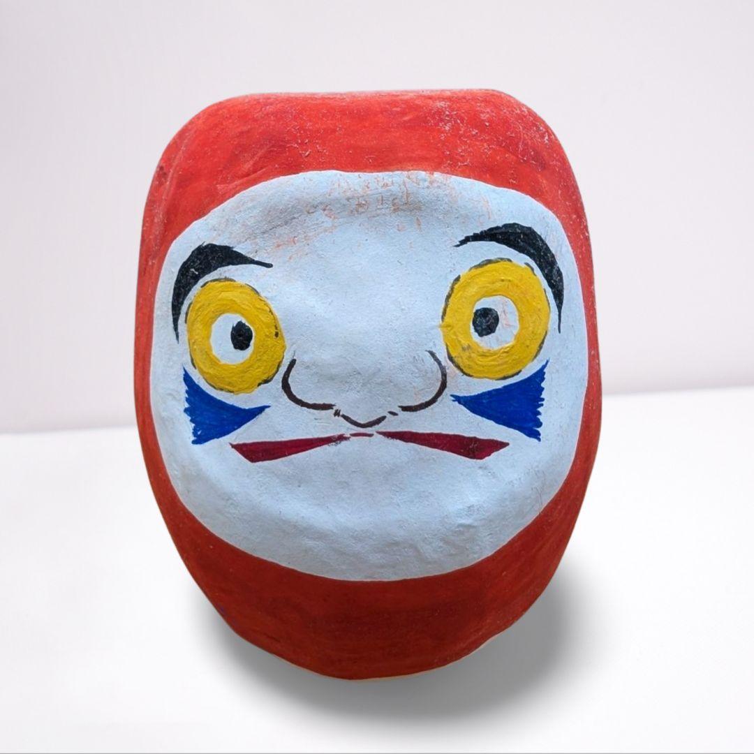 【近江だるま】滋賀の郷土民芸 3体揃い｜素朴顔・昭和民藝・希少セット