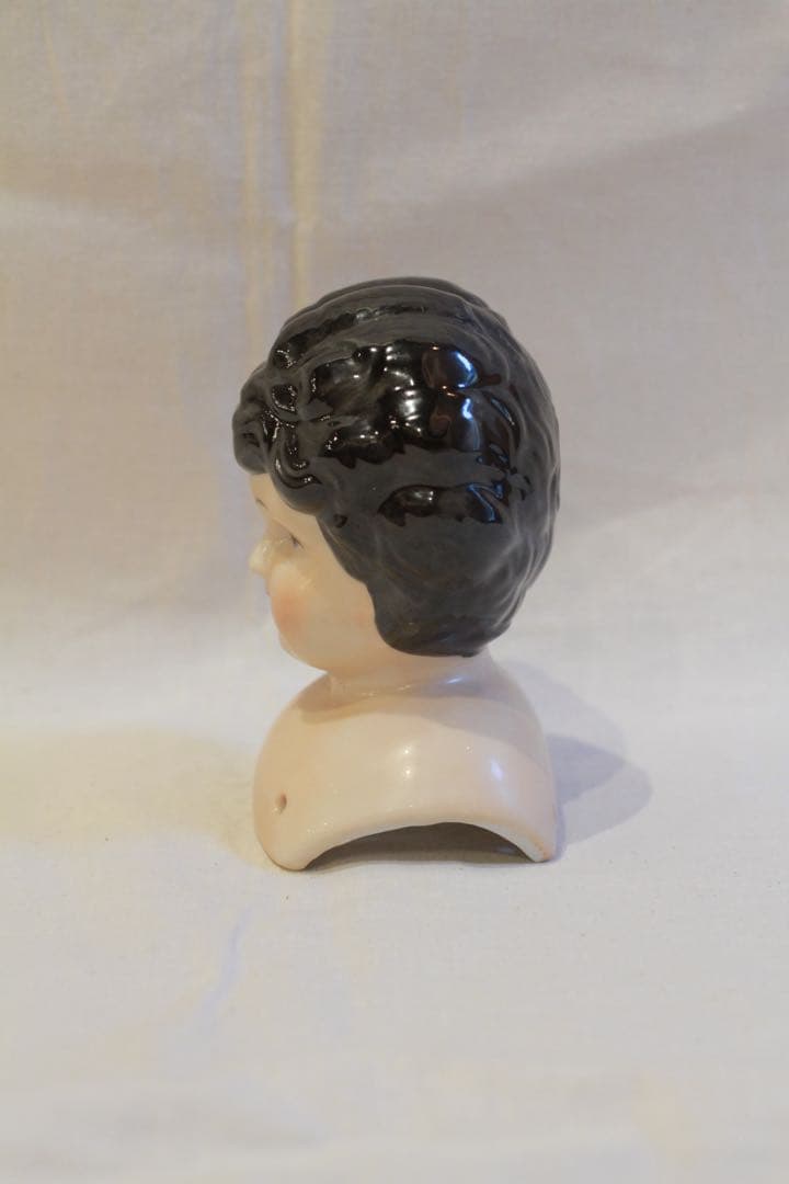 1930年頃　日本製　チャイナヘッドドール　頭部と手足のセット