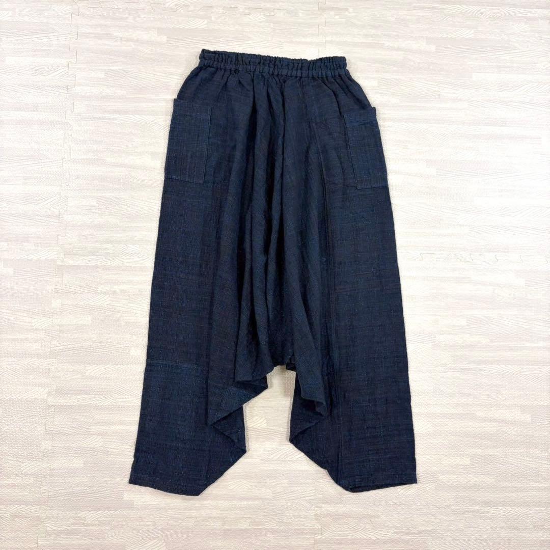 希少✨極美品　ウサト　usaato　ムササビパンツ　インディゴ　藍染　ネイビー