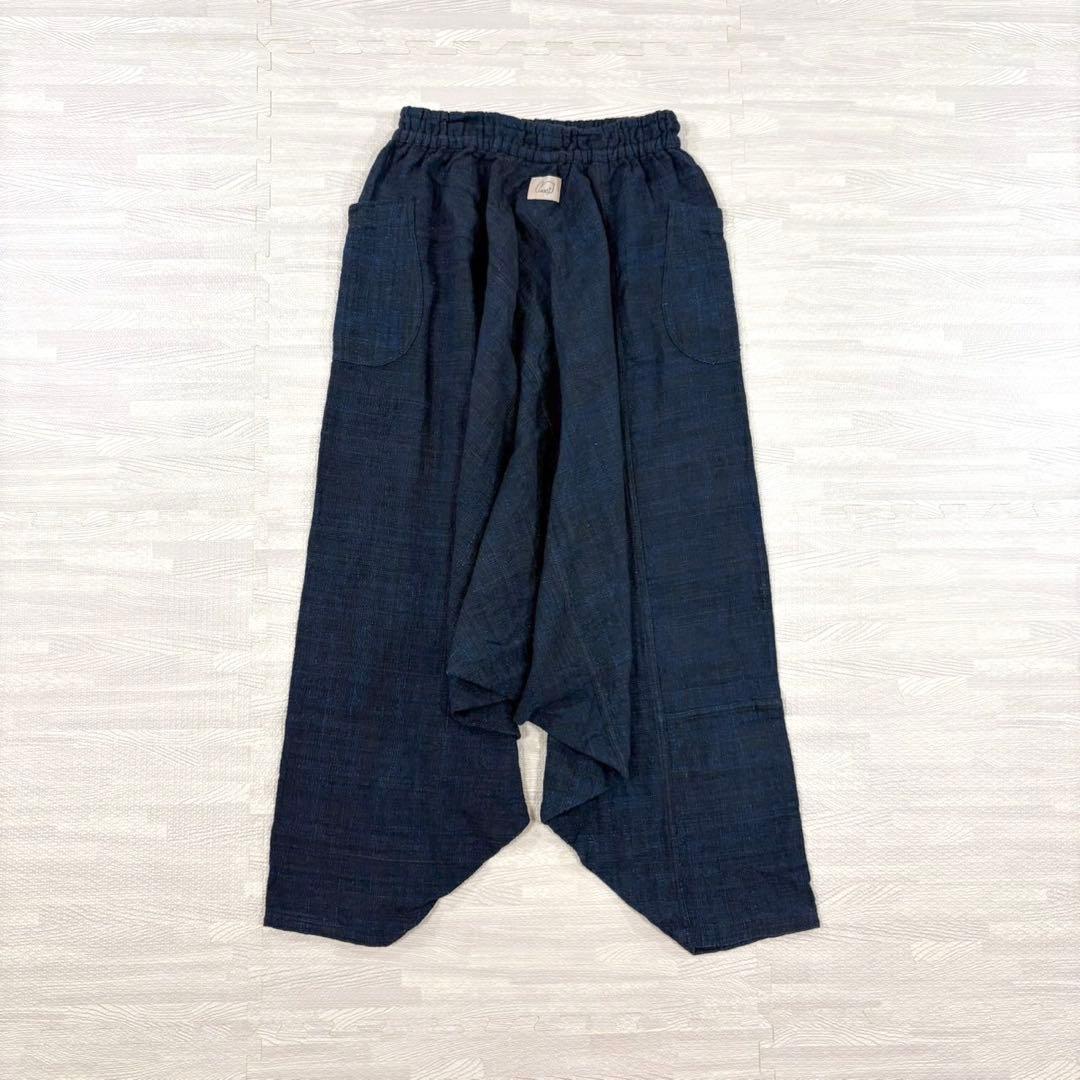 希少✨極美品　ウサト　usaato　ムササビパンツ　インディゴ　藍染　ネイビー