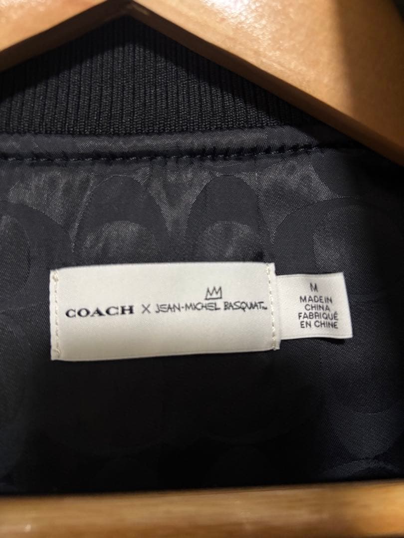 COACH バスキア コーチ ナイロン ジャケット ブルゾンMA-1 M