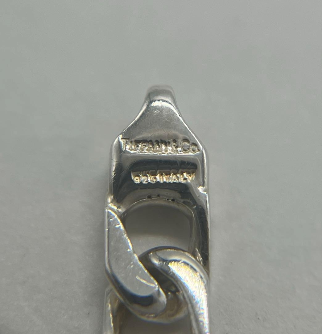 ティファニー TIFFANY フィガロチェーン ブレスレット SV YG コンビ