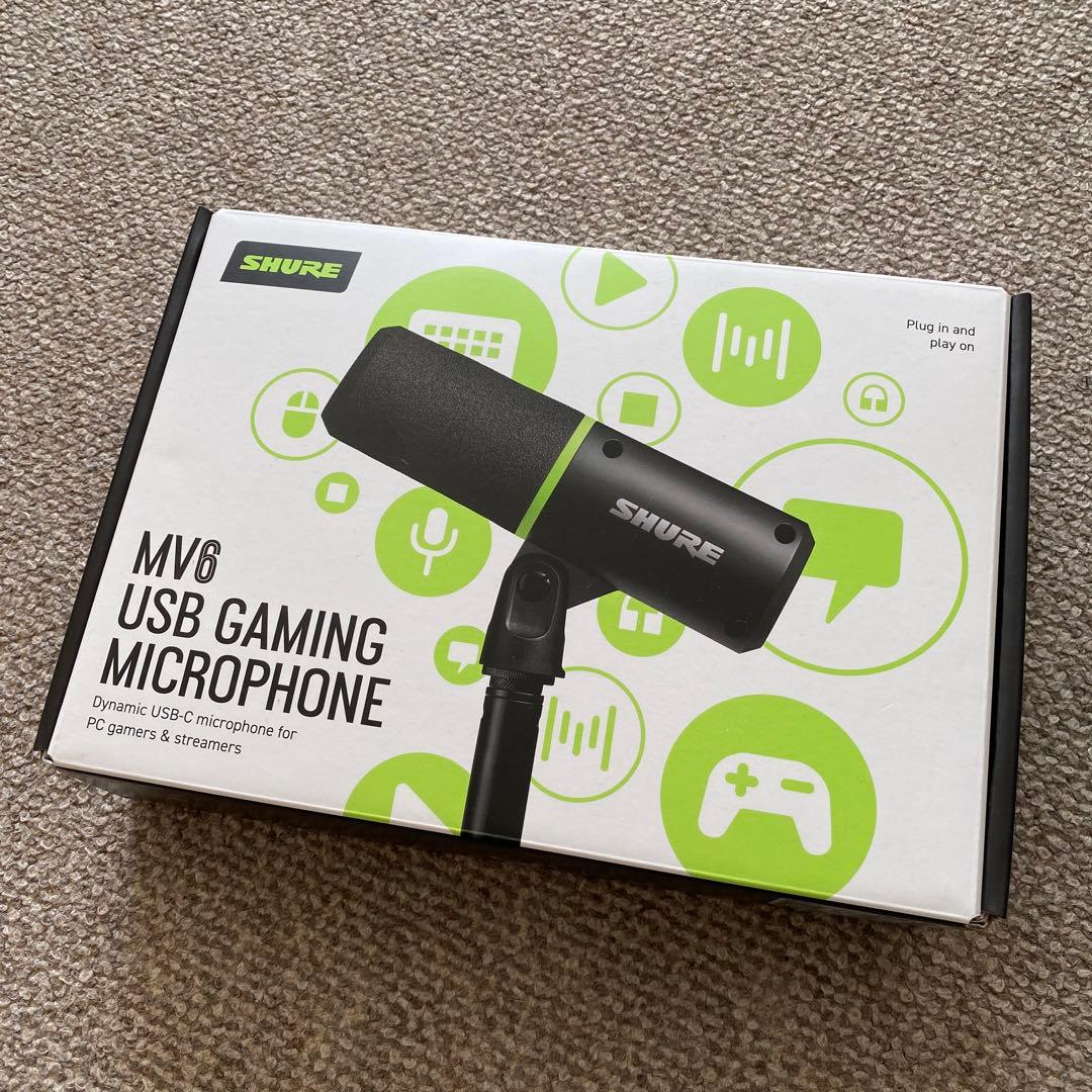 SHURE MV6 USBゲーミングマイクロフォン