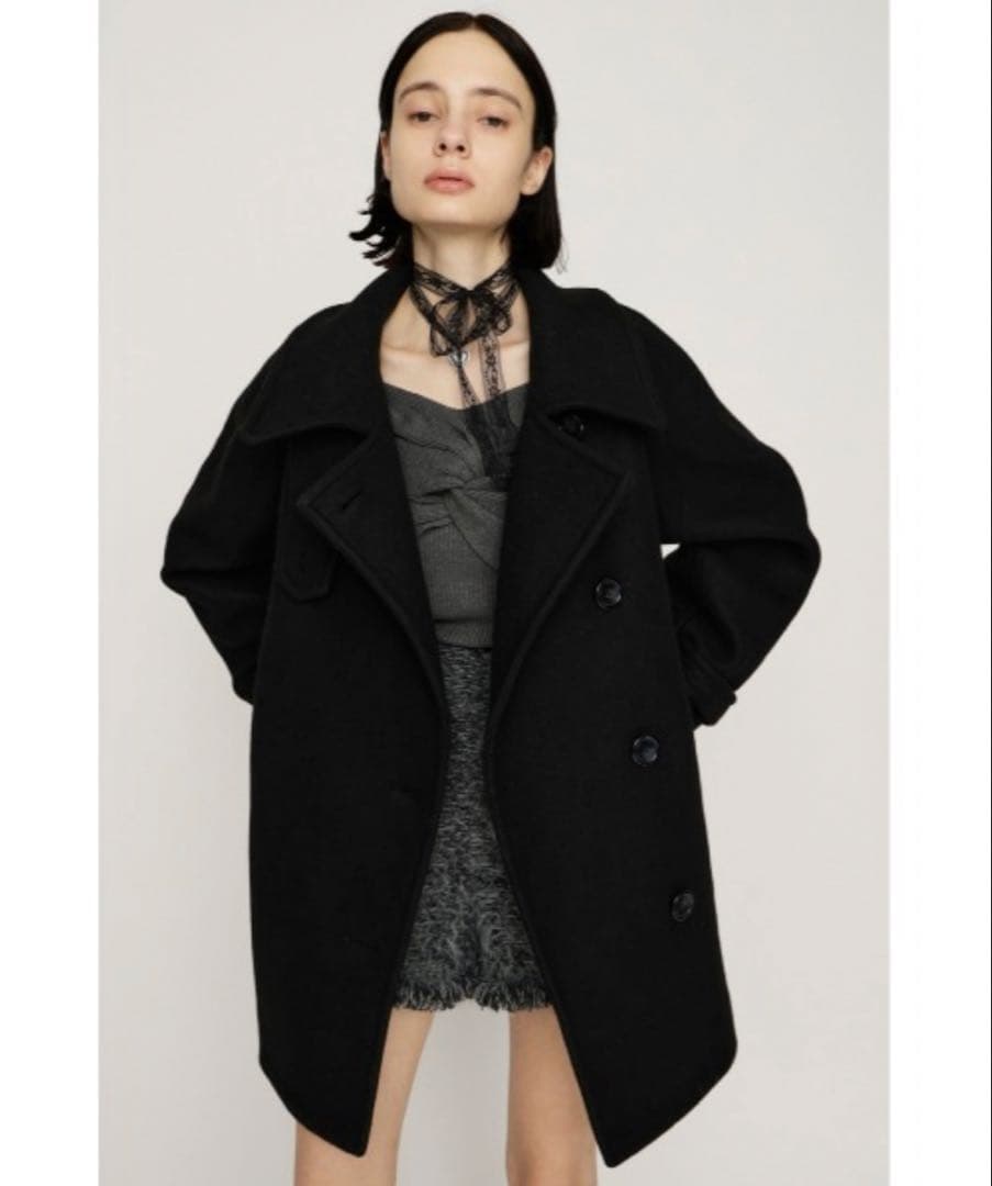 【こななん】SLY STAND NECK MIDI COAT