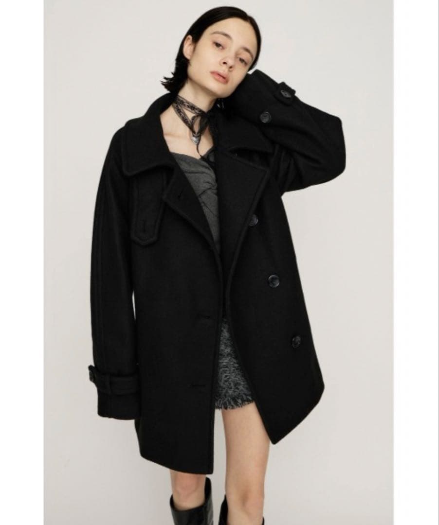 【こななん】SLY STAND NECK MIDI COAT