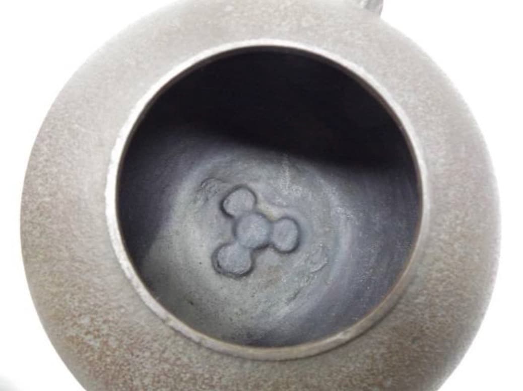 唐銅 鬼面風炉 釡師 佐藤清光 風炉師 釡谷寛斎 共箱 電熱器