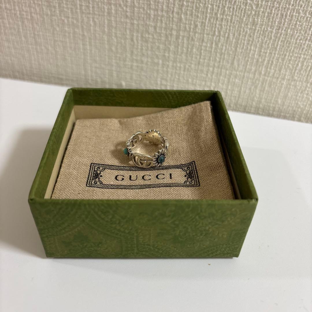 美品✨ グッチ ダブルG マザーオブパール リング SV925 シルバー