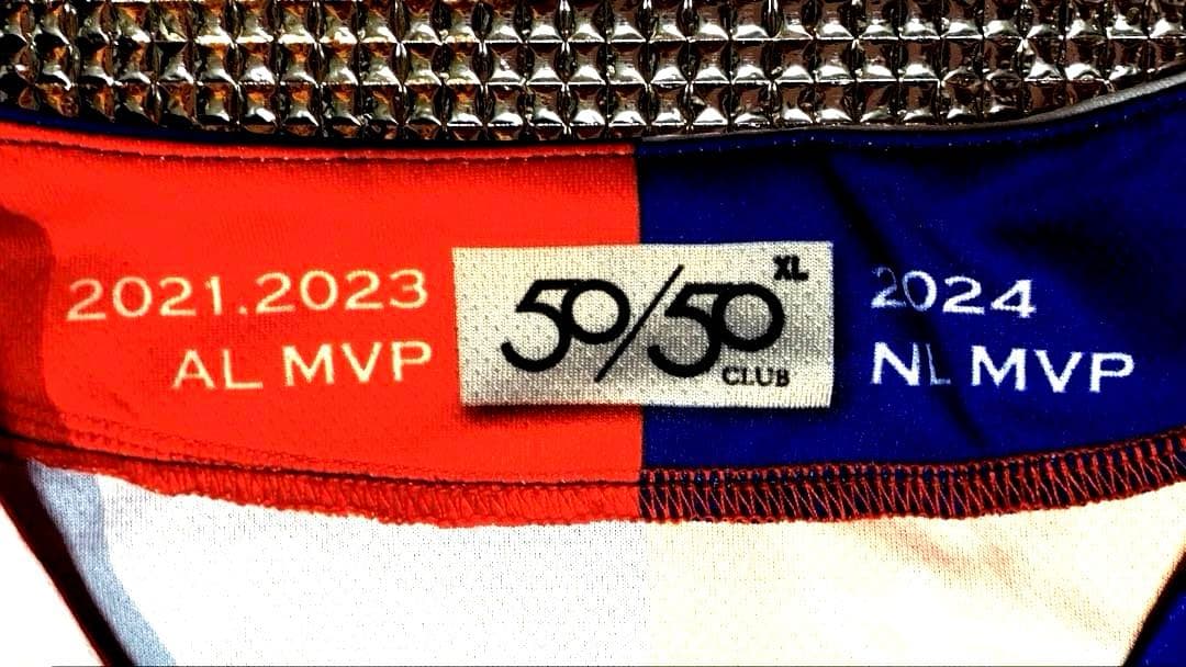 大谷翔平　エンゼルスドジャース　フルメンバーサイン付ミックスユニフォーム　非売品