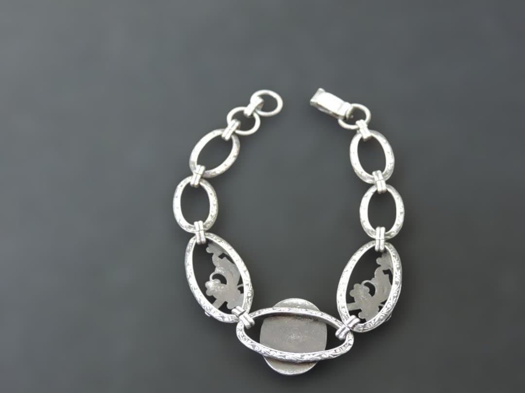 USN　海軍　スターリング　ブレスレット　17cm　総重量14.2g　431K〇