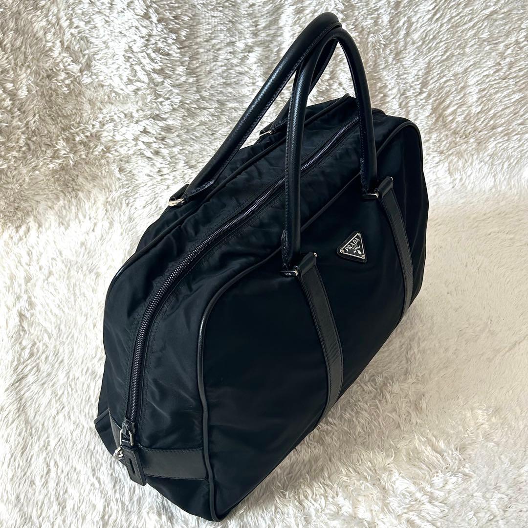 美品✨PRADA プラダ ビジネスバッグ 三角ロゴ　ブリーフケース ナイロン