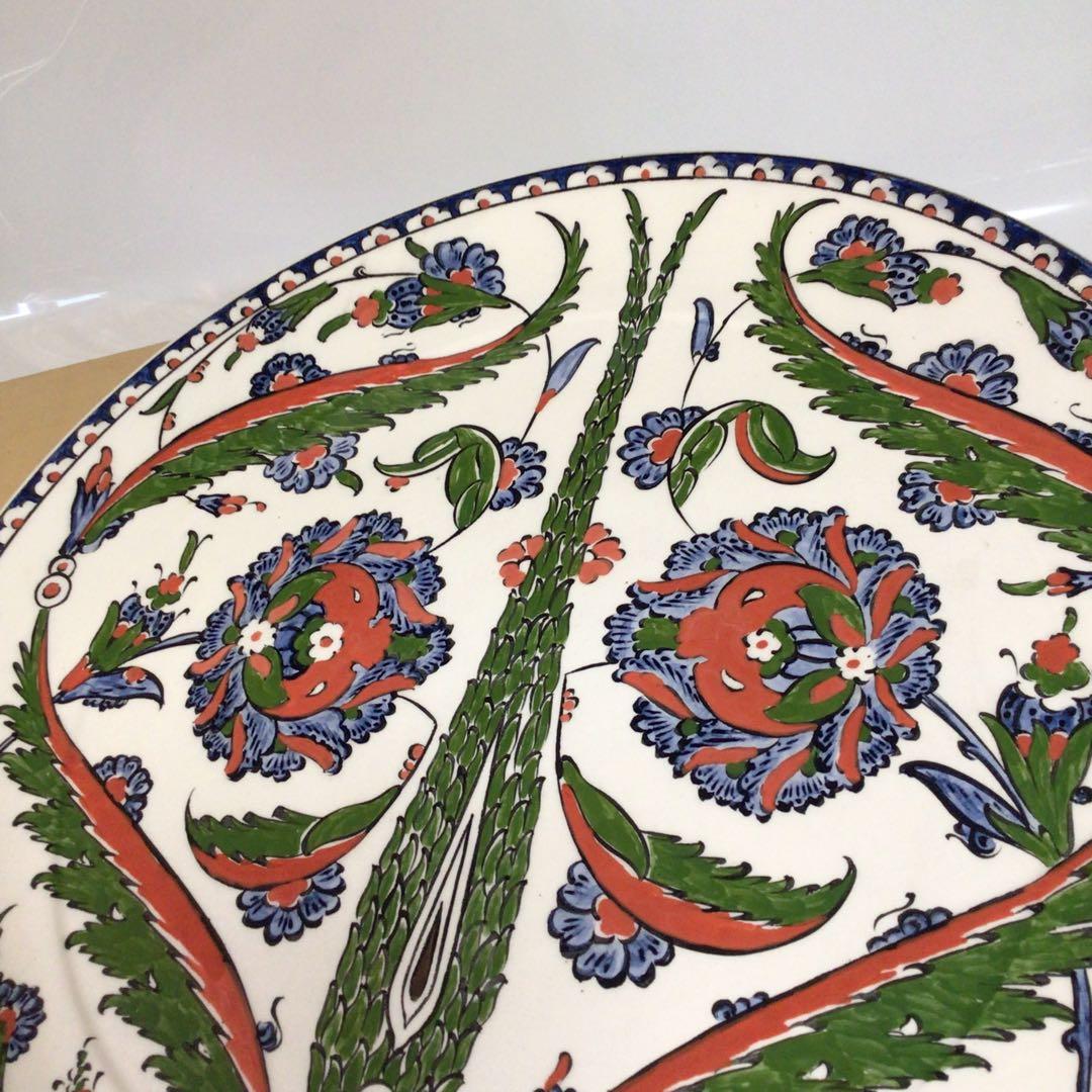 sun motoyama 大皿　花柄陶器皿 木箱付き