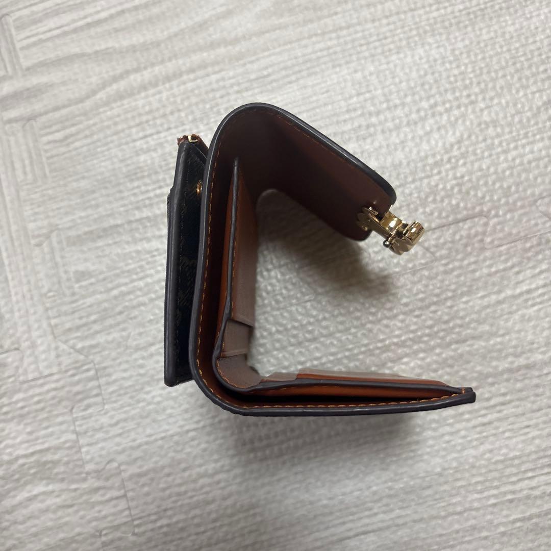 限定値下げCELINE ダークブラウン 三つ折り財布