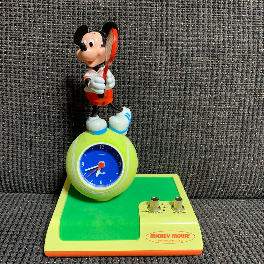 希少 レア ディズニー クロックラジオ ミッキー ビンテージ 時計 レトロ 箱有