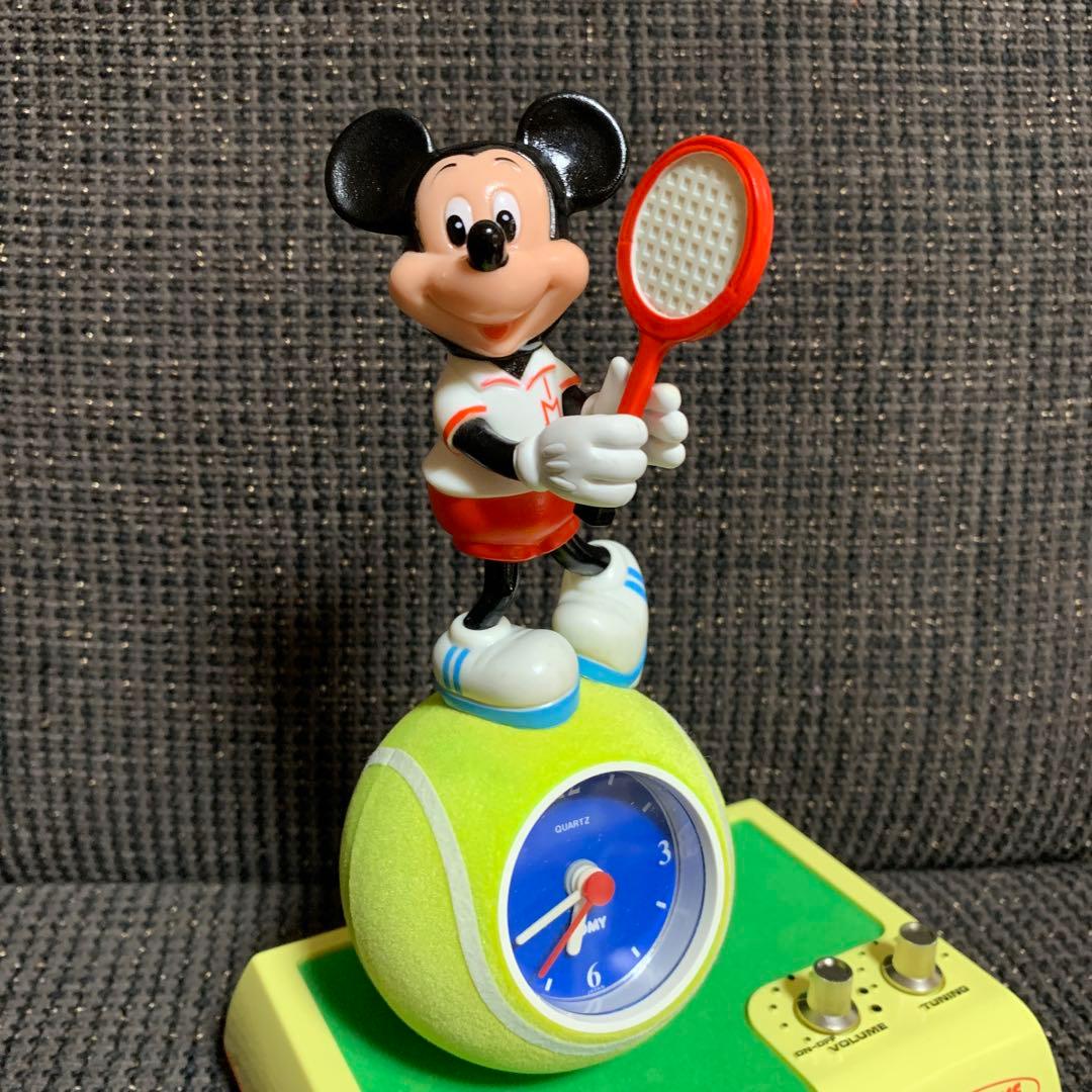希少 レア ディズニー クロックラジオ ミッキー ビンテージ 時計 レトロ 箱有