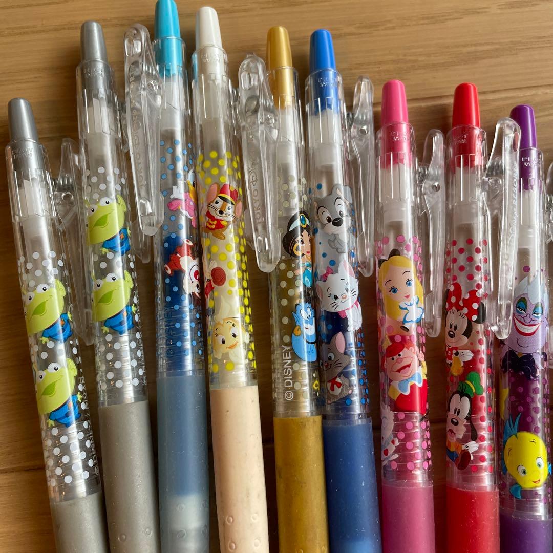 匿名発送ディズニーランド　ボールペン　ジュース　ミッキー　ミニー　ドナルド