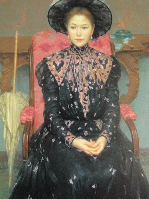 中山忠彦、繍衣、希少画な集画、状態良好、新品高級額・額装付