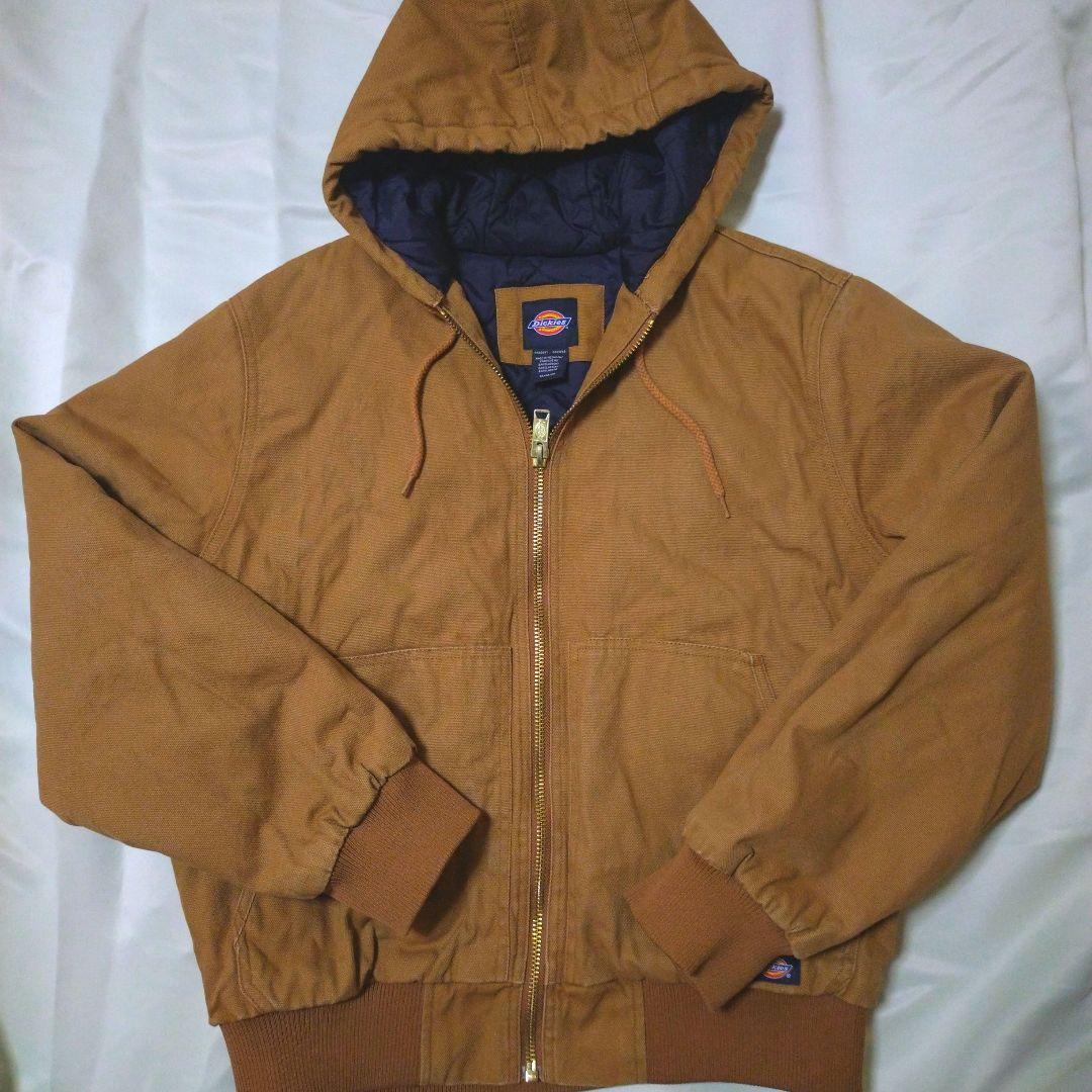 DICKIESディッキーズ　ダック アクティブジャケット M ブラウン
