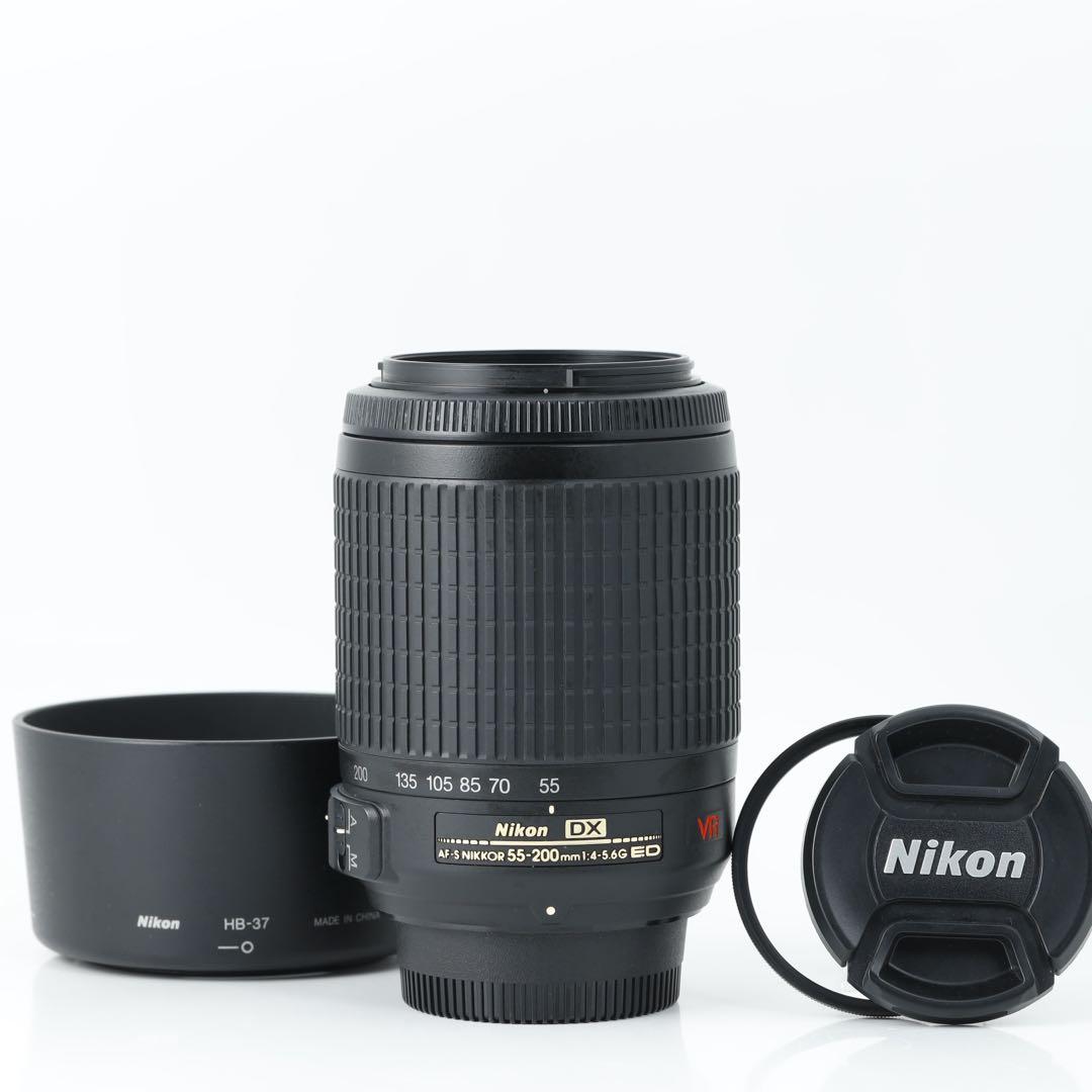 3184 ★AF-S 55-200★NIKONニコン★望遠ズームレンズ