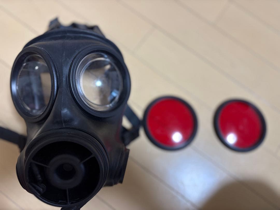 AVON S10 ガスマスク 赤レンズ付き