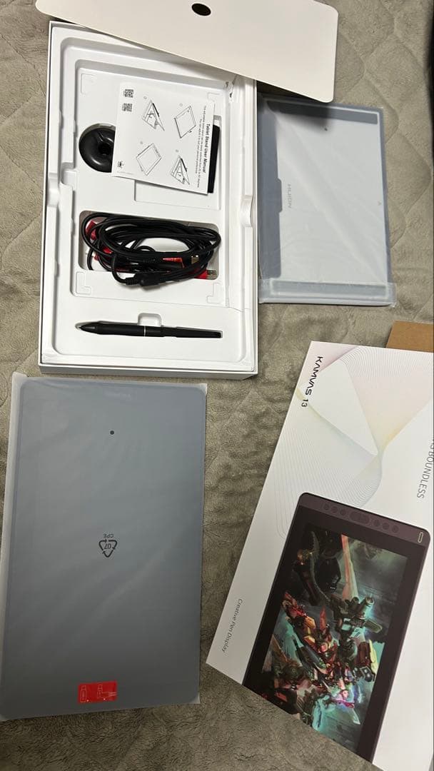 【液タブ】フルセットHUION KAMVAS 13 液晶ペンタブレット