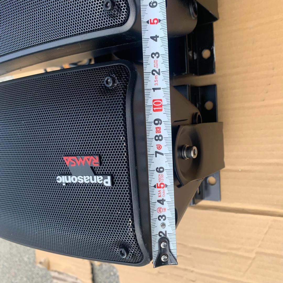 2個　パナソニック ラムサ　WS-BN010-K 　スピーカー 店舗　業務用