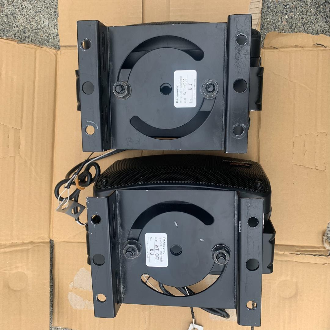 2個　パナソニック ラムサ　WS-BN010-K 　スピーカー 店舗　業務用