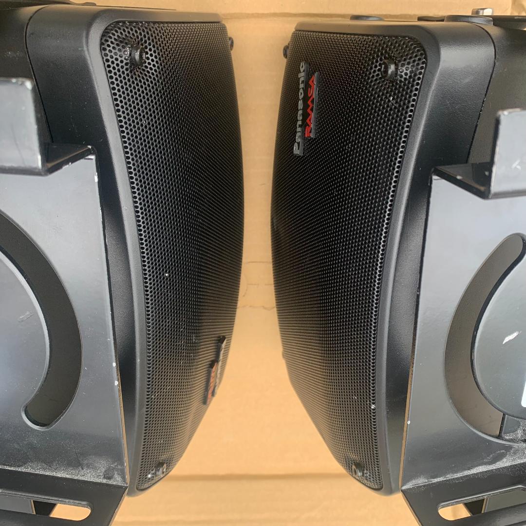 2個　パナソニック ラムサ　WS-BN010-K 　スピーカー 店舗　業務用