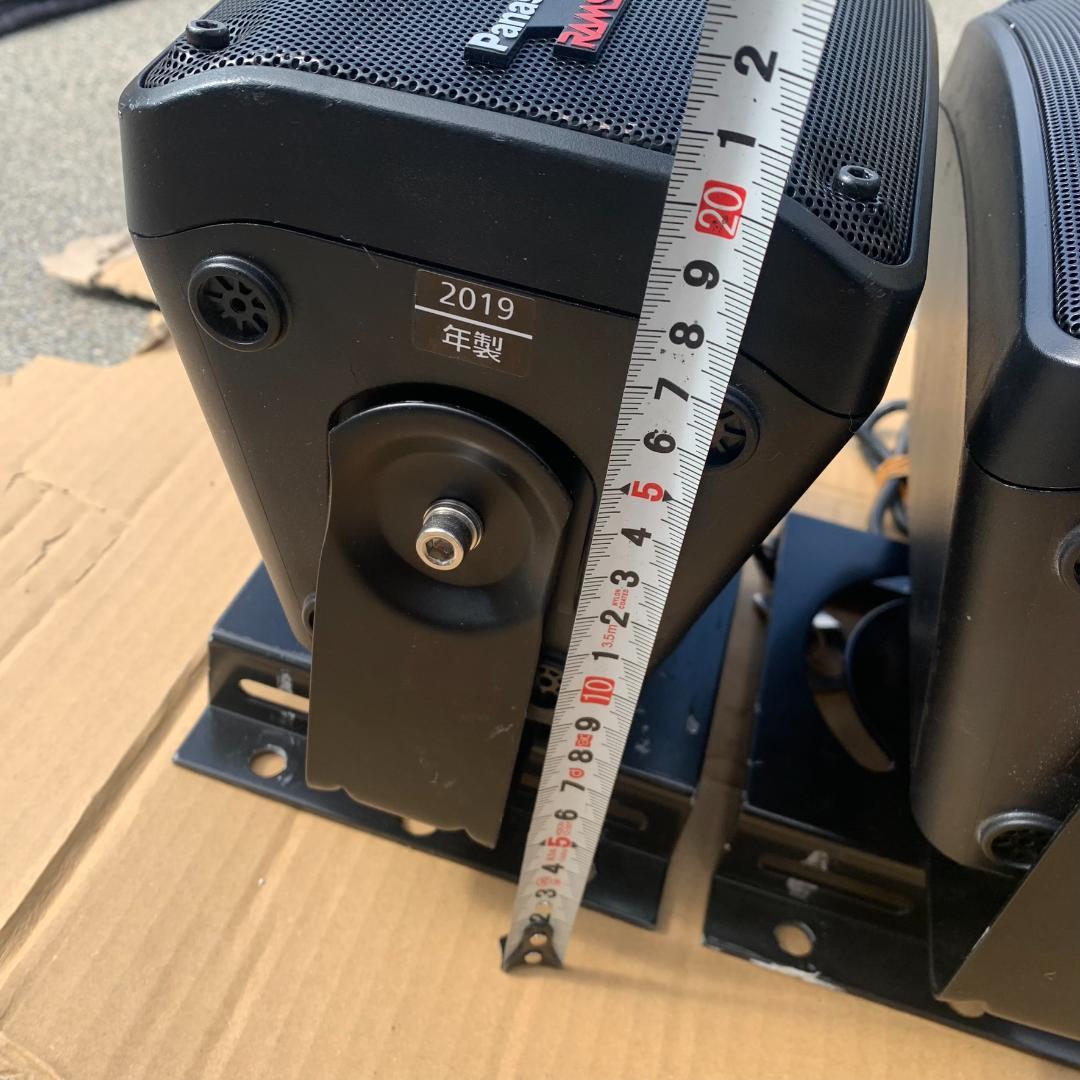 2個　パナソニック ラムサ　WS-BN010-K 　スピーカー 店舗　業務用