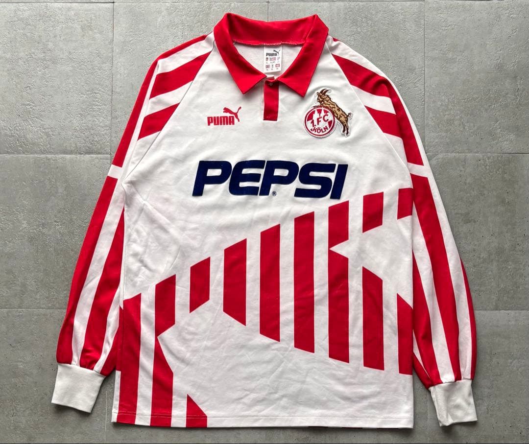 93-94 FCケルン　プーマ　長袖ユニフォーム　ブンデスリーガ　正規品　当時物
