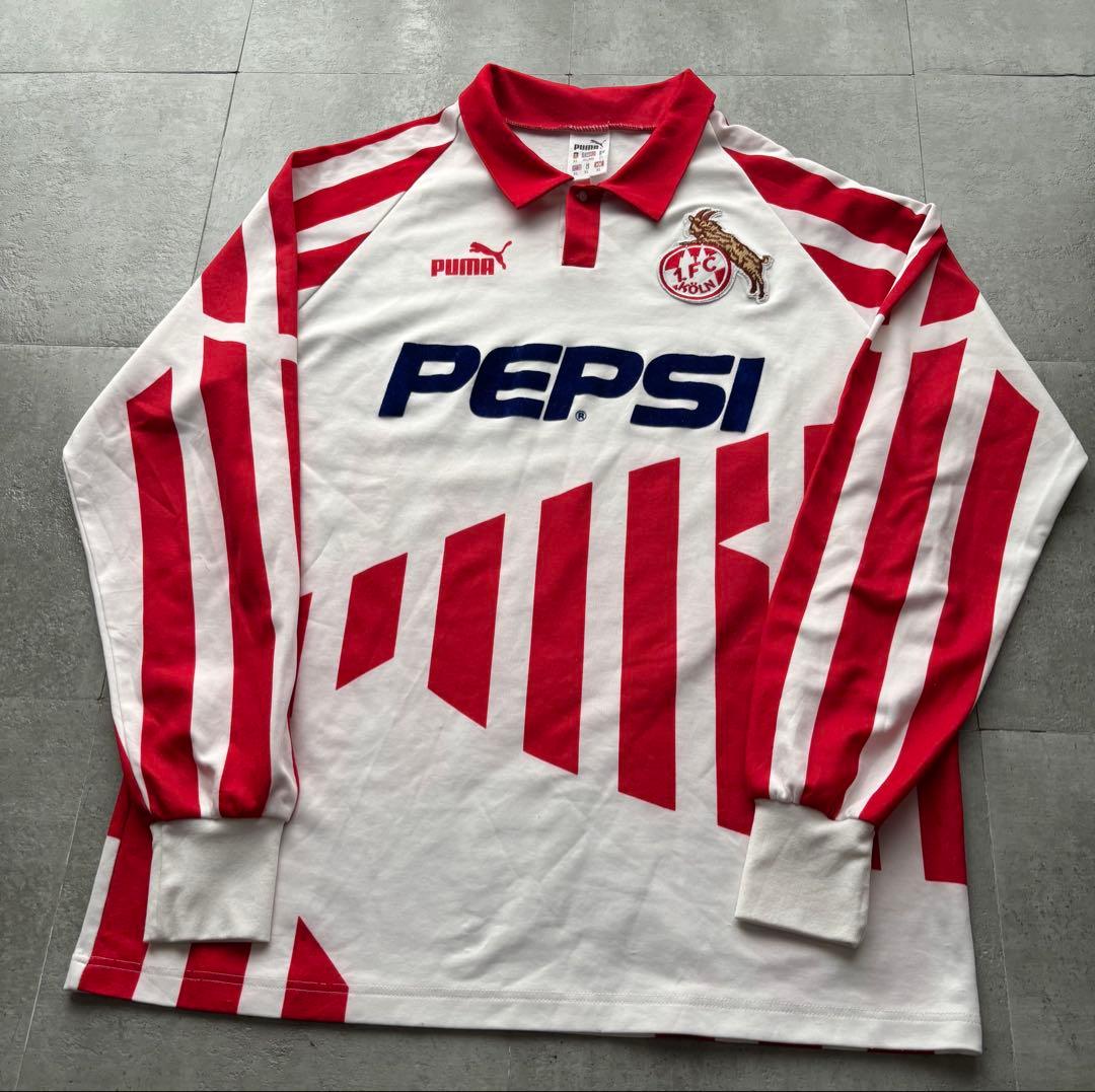 93-94 FCケルン　プーマ　長袖ユニフォーム　ブンデスリーガ　正規品　当時物