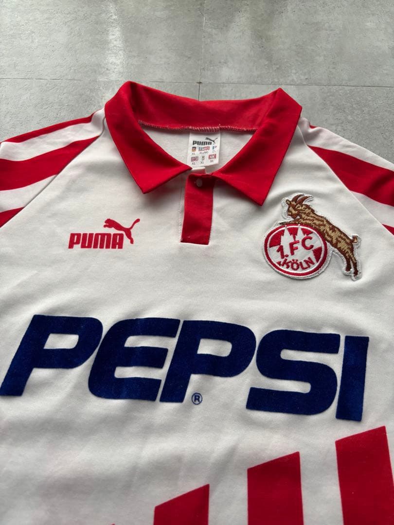 93-94 FCケルン　プーマ　長袖ユニフォーム　ブンデスリーガ　正規品　当時物