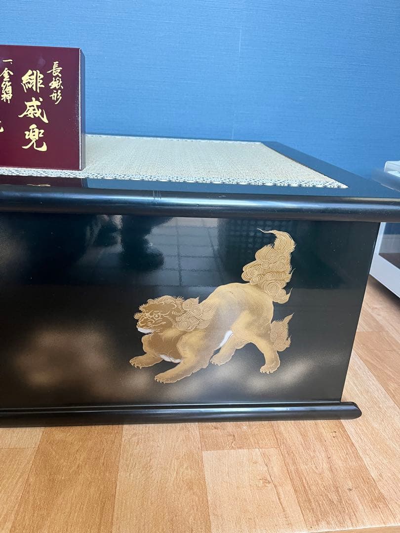 極上手造木製品 源平台 本金蒔絵 秀叡作