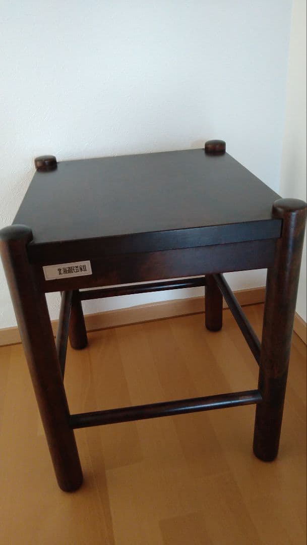 ★北海道民芸家具★スツール サイドテーブル 椅子 花台 アンティーク★