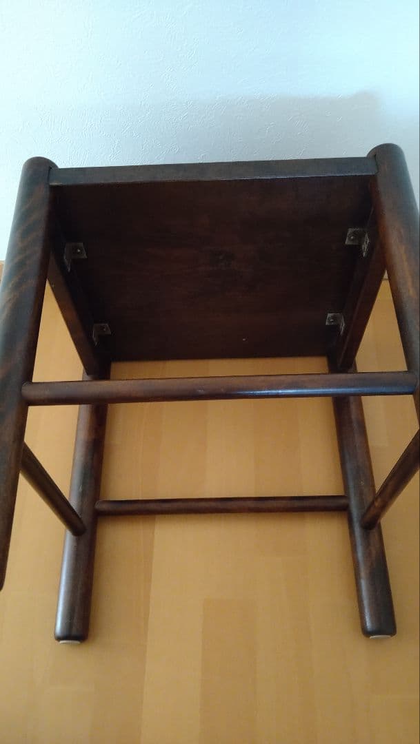 ★北海道民芸家具★スツール サイドテーブル 椅子 花台 アンティーク★