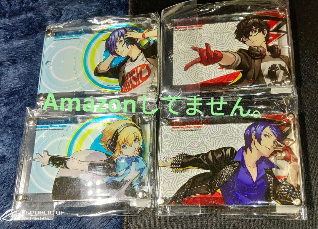ペルソナダンシング アクリルプレート 4枚セット P3 P5