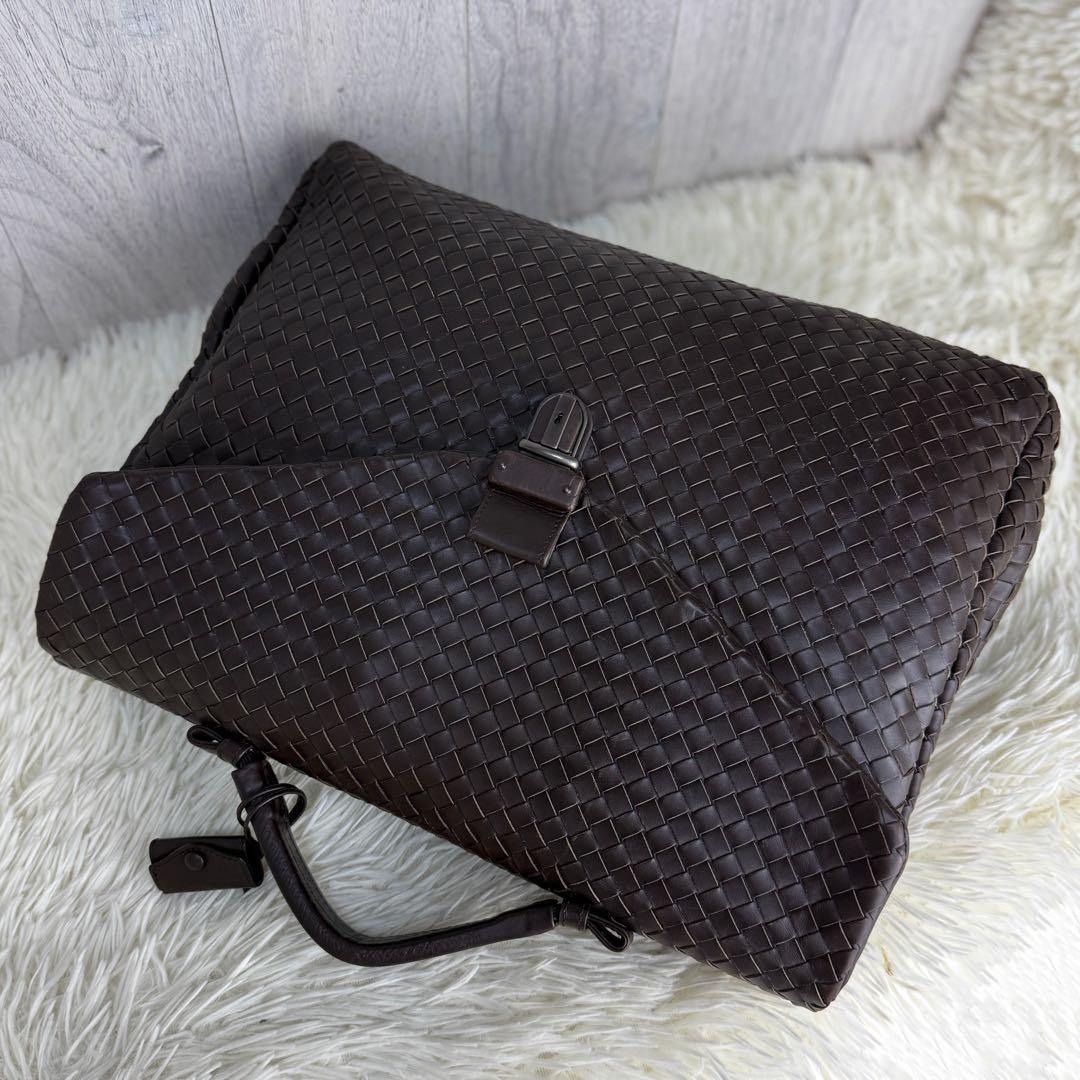 人気♡鍵付♡ボッテガヴェネタ イントレチャート レザー フラップ ビジネスバッグ