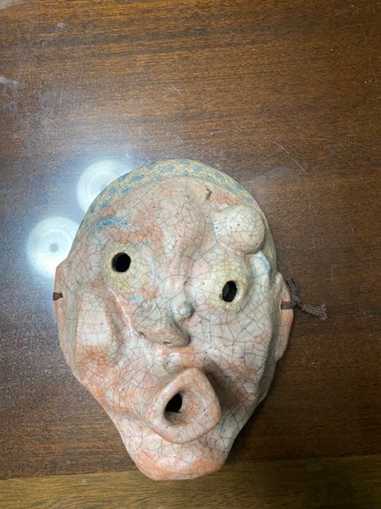 能面　4種　陶器