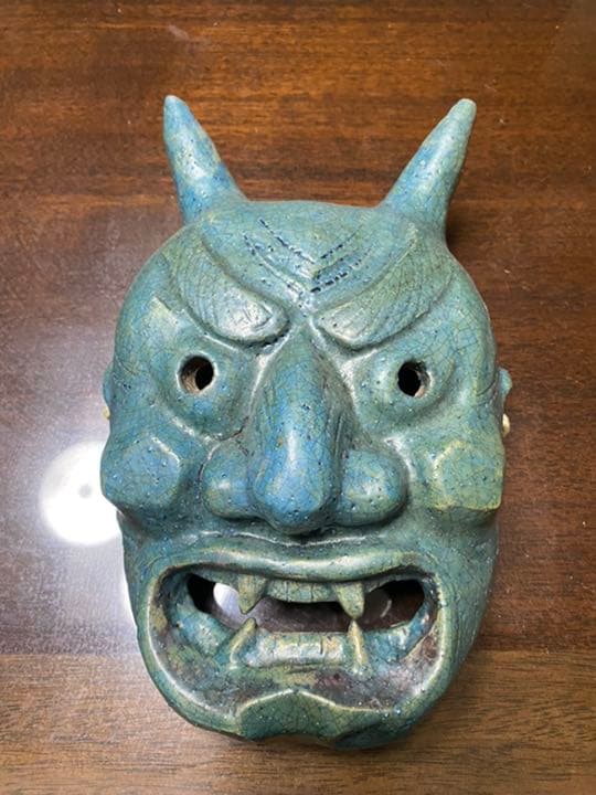 能面　4種　陶器