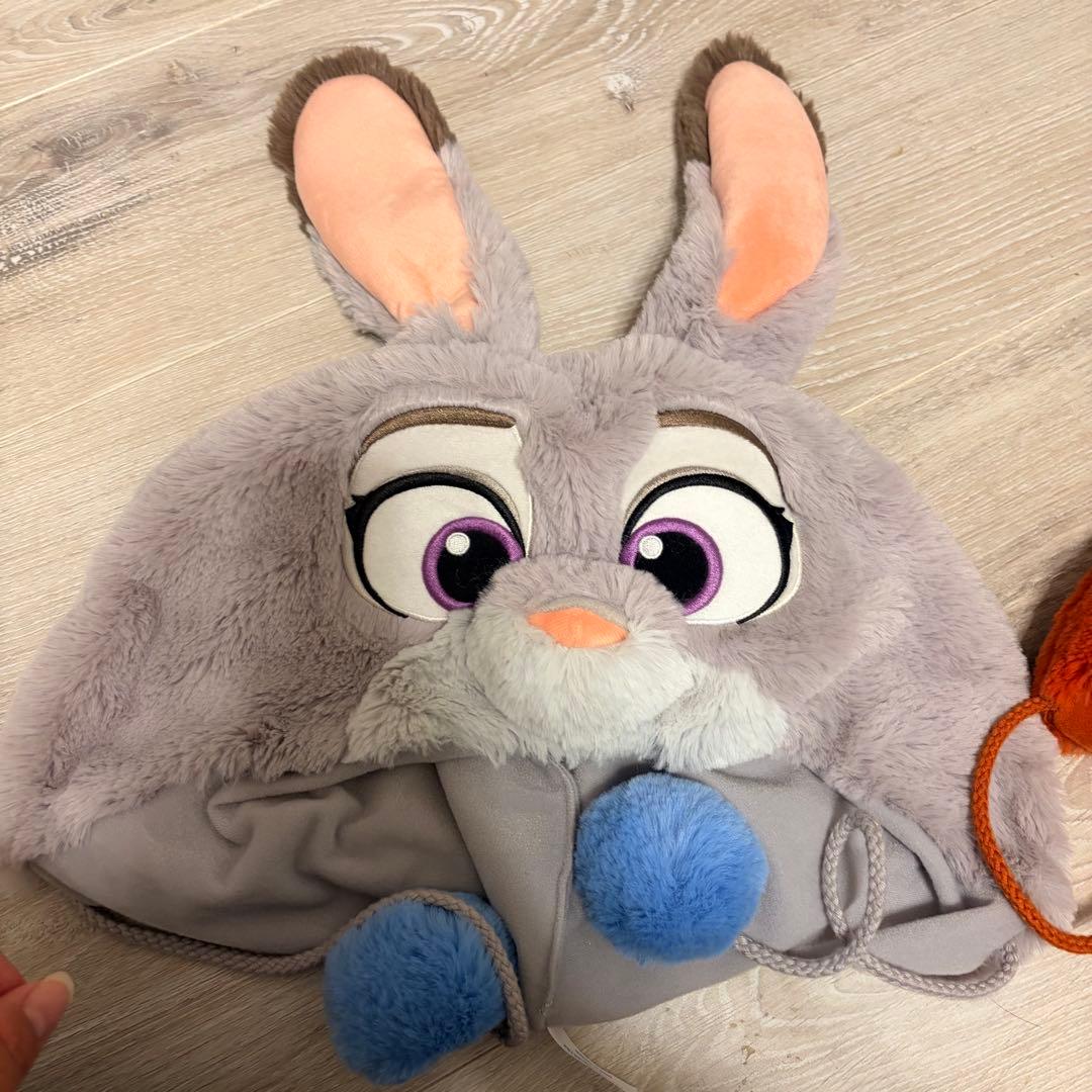 ディズニー　ファンキャップ　ズートピア　ニック　ジュディ