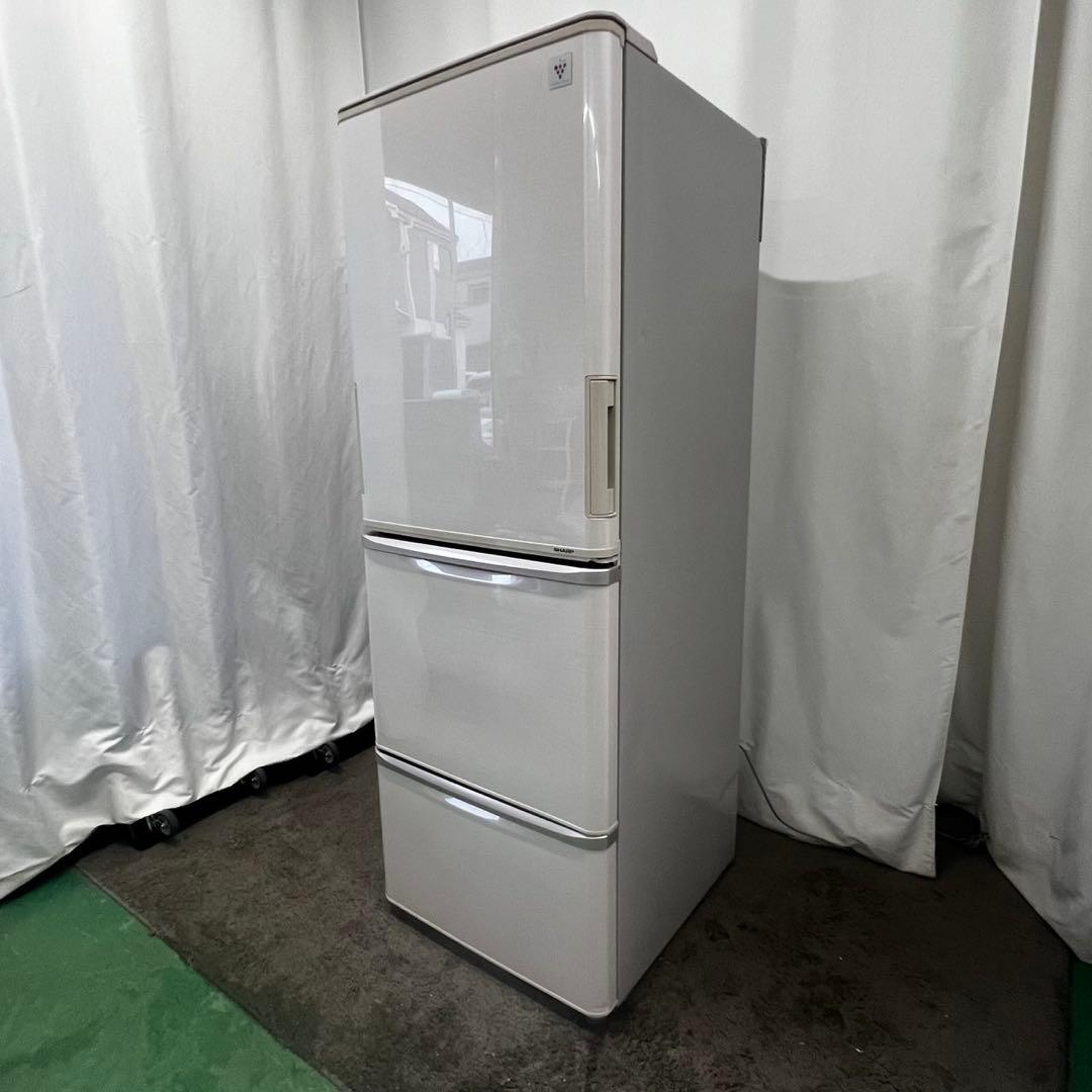 911　冷蔵庫　大型　350ℓ　両開き　シャープ　どっちもドア　設置無料　安い