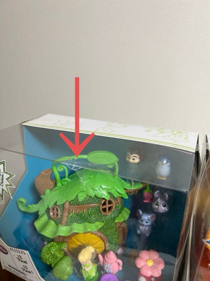 アニメータードール（ミニ）ティンカーベル、ベルのフィギュアとお家