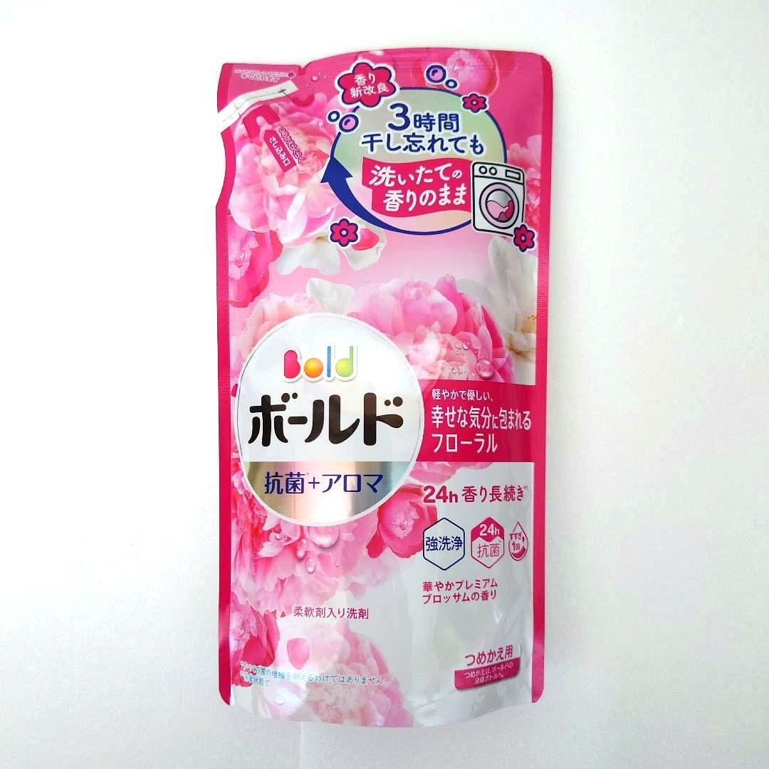 P＆G　ボールド　プレミアムブロッサム　抗菌＋アロマ　洗濯洗剤　400g　34袋