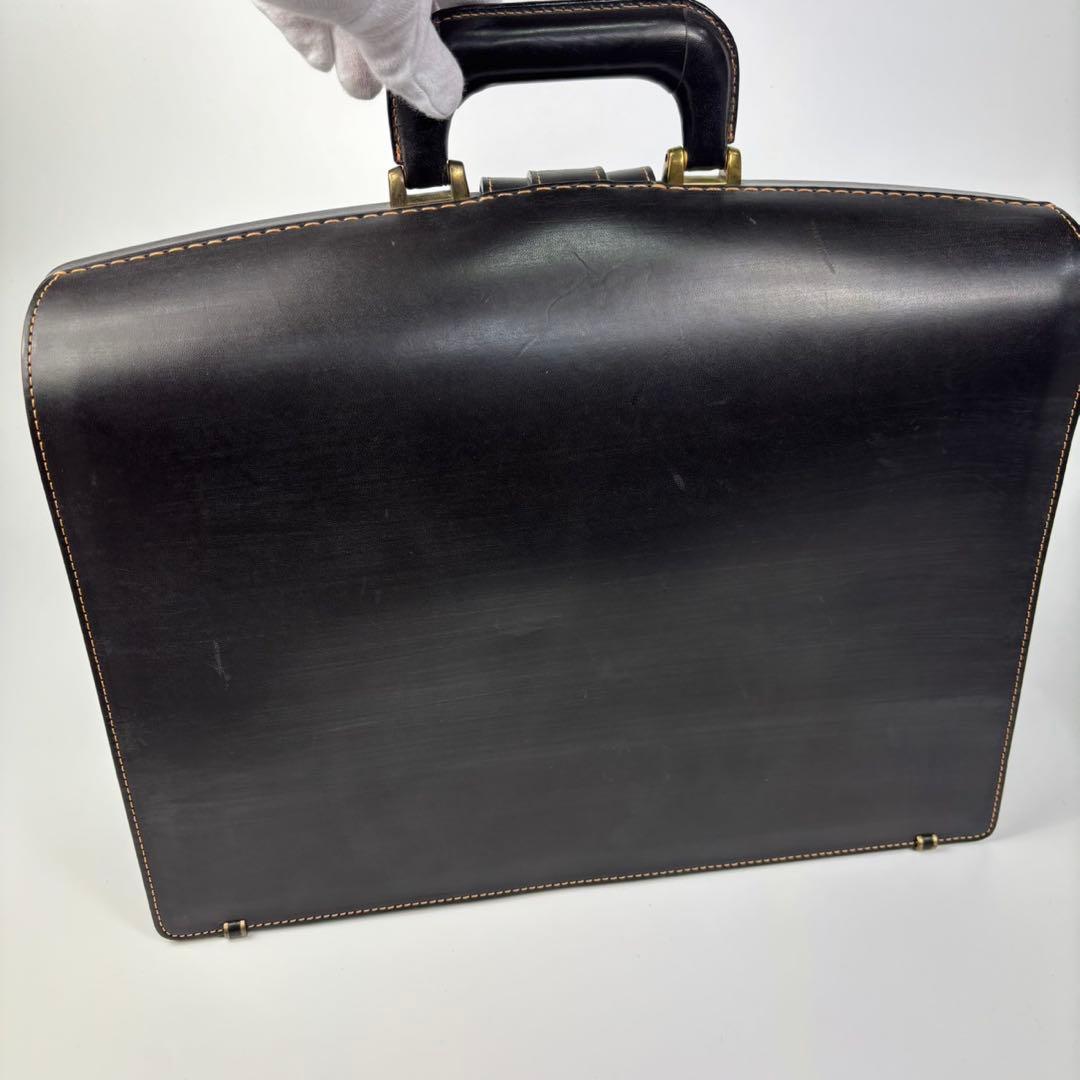 【廃盤】土屋鞄 ダレスバッグ ブライドルレザー ビジネスバッグ　ブラック