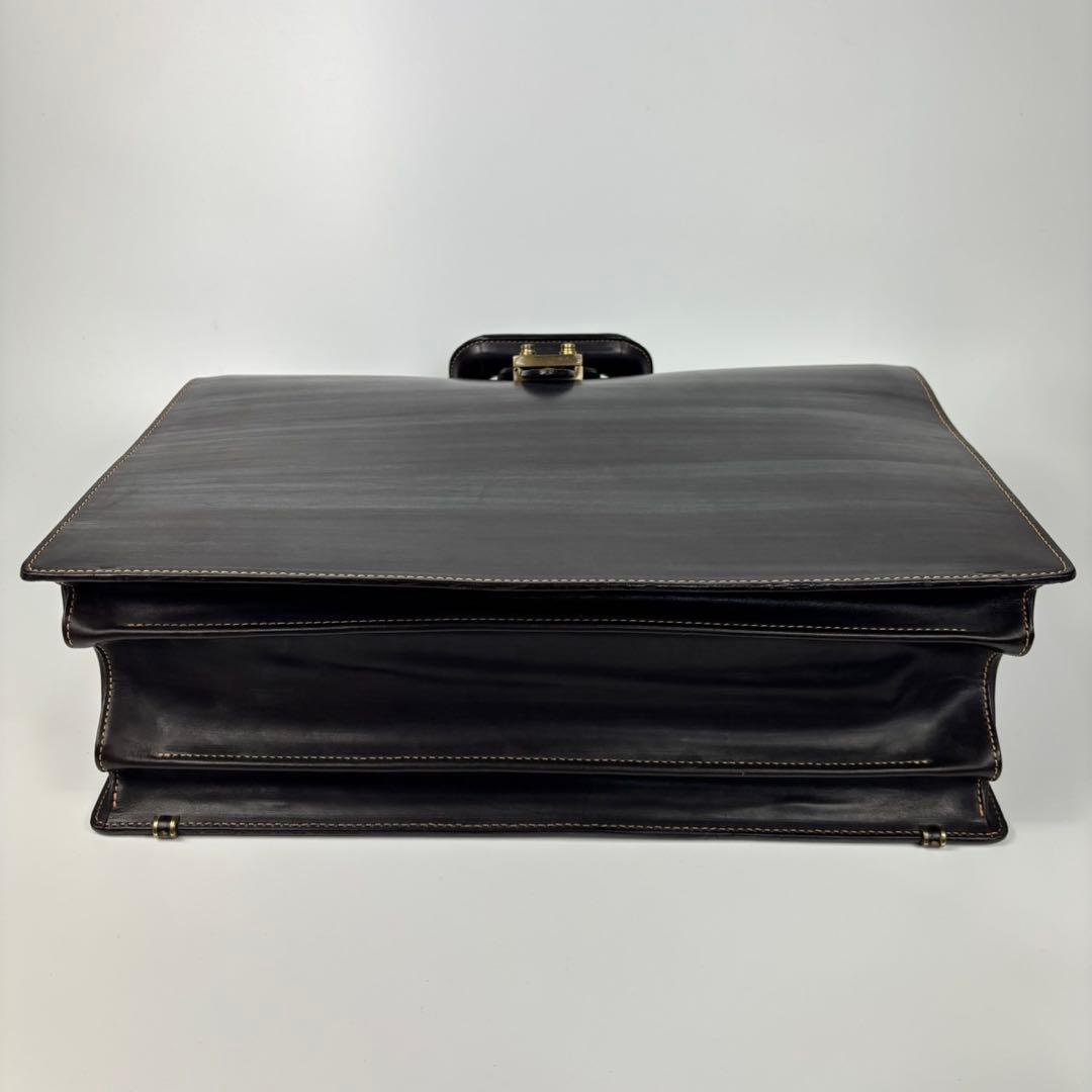 【廃盤】土屋鞄 ダレスバッグ ブライドルレザー ビジネスバッグ　ブラック